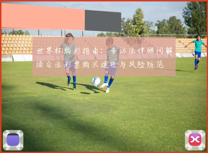 世界杯购彩指南：专访法律顾问解读合法彩票购买途径与风险防范