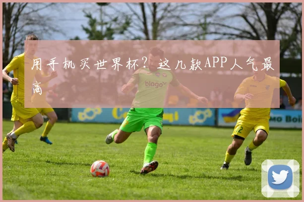 用手机买世界杯？这几款APP人气最高